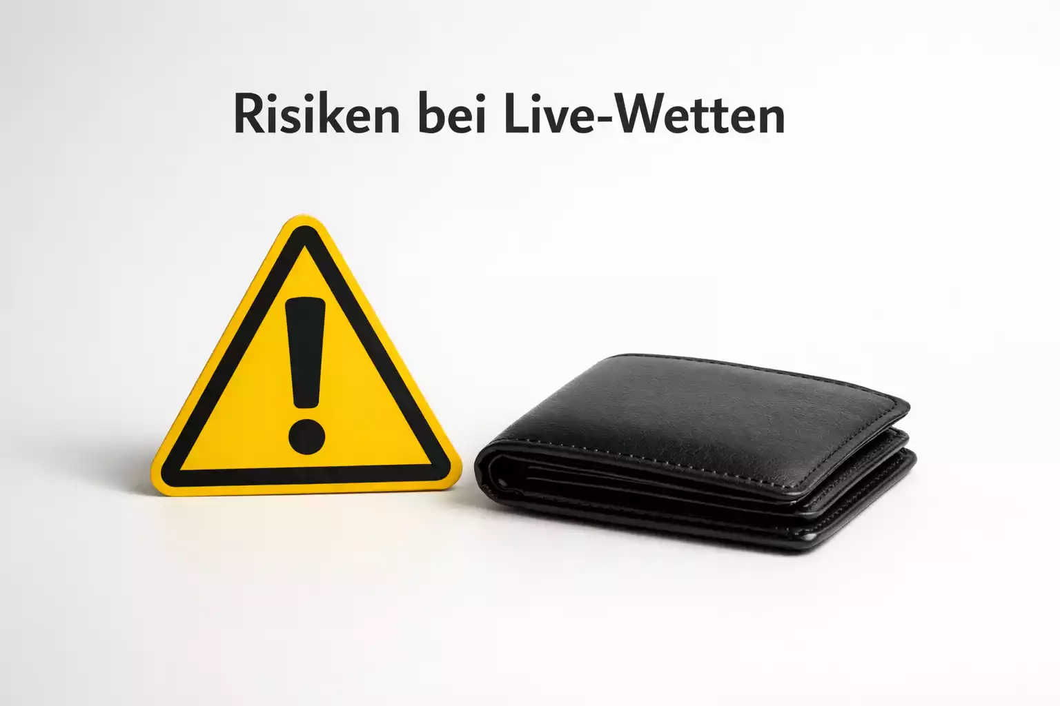 Warnzeichen und kontrolliertes Wetten symbolisieren Risikobewusstsein