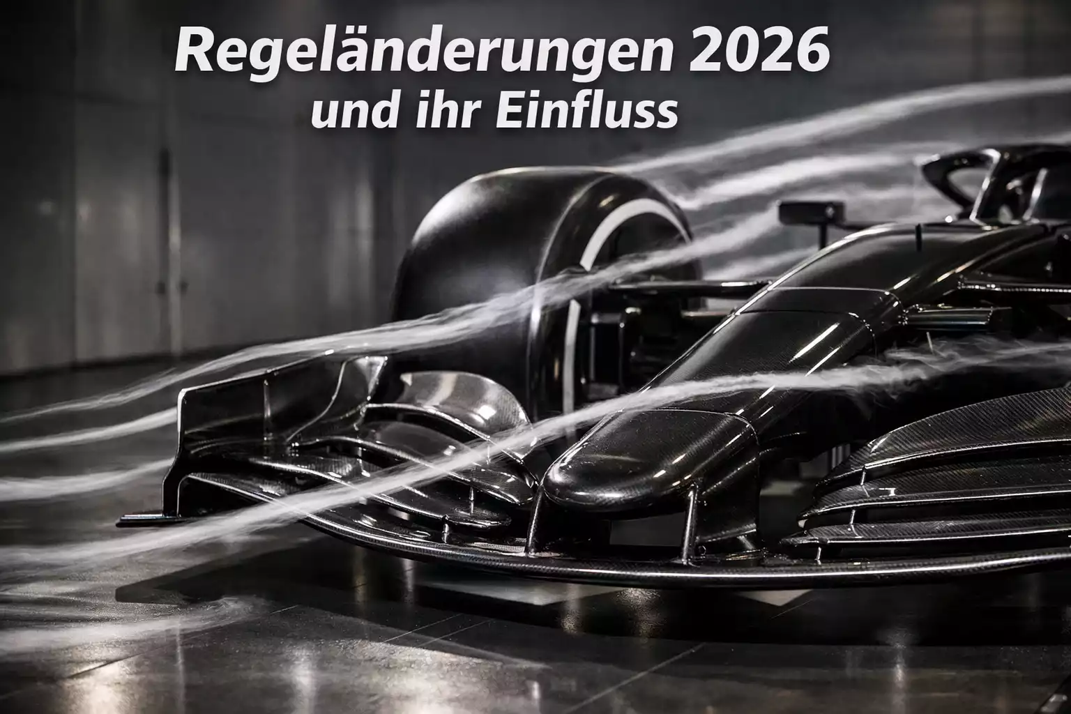 Neue Formel 1 Aerodynamik gemäß Reglement 2026